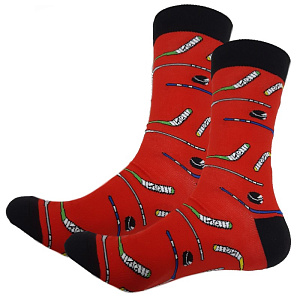 носки хоккей, яркие и цветные, р-р 40-44, красные, 42650 /sova изображение носки хоккей, яркие и цветные, р-р 40-44, красные, 42650 /sova