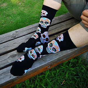 носки калавера катрина, яркие и цветные, р-р 36-41, черные, 16095 /sova изображение носки калавера катрина, яркие и цветные, р-р 36-41, черные, 16095 /sova