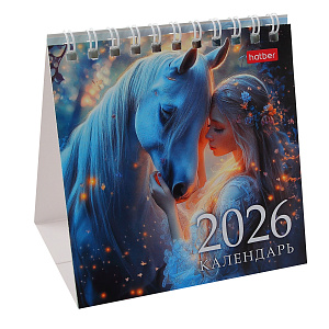 календарь-домик на гребне 2026 101*101мм символ года 12кд6гр_33372 /hatber