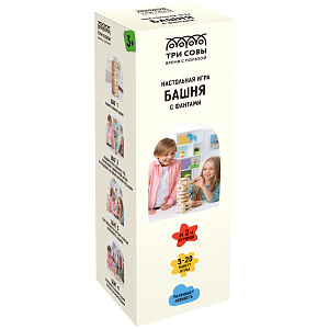 игра наст. башня с фантами, деревянная, ни_45630 /трисовы