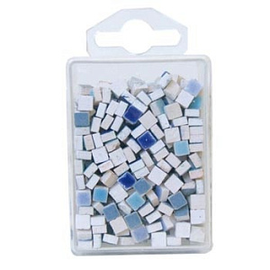 набор керамической мозаики 5*5*3мм 500шт синяя 133044 /aleamosaic