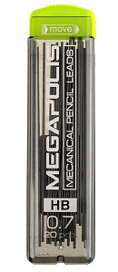 грифели для автокарандашей 0.7мм hb megapolis 20шт. 26611 /ek