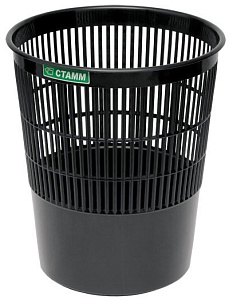 корзина-урна 14 л сетчатая черная /стамм кр51