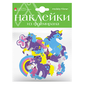 набор декор.элементов самокл. из фоамирана единорожки №22 2-546/18 /hobbytime набор декор.элементов самокл. из фоамирана единорожки №22 2-546/18 /hobbytime