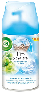 освежитель воздуха воздушная свежесть, вечерняя прохлада (запасной баллон), 250мл /airwick