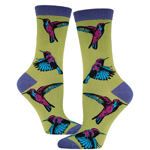 носки автопортрет с ожерельем и колибри, фрида кало, р-р 38-44, зеленые, 43671 /sova изображение носки автопортрет с ожерельем и колибри, фрида кало, р-р 38-44, зеленые, 43671 /sova