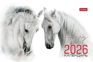 календарь-домик на гребне 2026 105*160 горизонтальный  символ года 12кд6гр_33379 /hatber