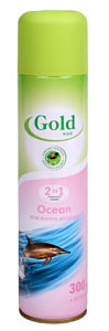 освежитель воздуха 300мл океан аэрозоль /голд винд