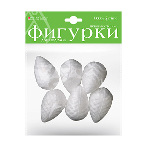 заготовка из пенопласта шишки 6см 6шт 2-206/01 /hobbytime