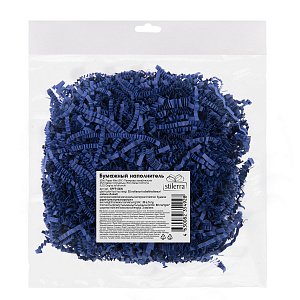 наполнитель бумажный гофрированный 50г кобальт spfp-50in №02 /stilerra фото