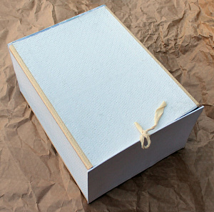 архивный короб 17*25*35см,  крышка 17*25см 