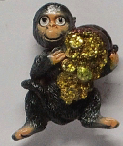  магнит обезьяна 4см (811-003) ассорти 25526